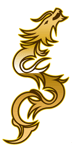 Gold Chinese Dragon